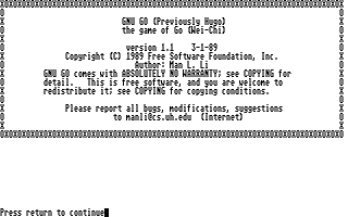 Gnu Go — screenshot 1